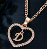 Letter Necklace 26 Letter Zircon Love Necklace Jewelry Love Pendant