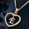 Letter Necklace 26 Letter Zircon Love Necklace Jewelry Love Pendant