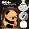 HUAHUA Panda Light Silicone Lamp beside Lamp Baby Night Light Cartoon Toy Children Bedroom Sleep Light LED Touch Gifts